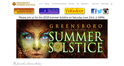 Desktop Screenshot of greensborosummersolstice.org